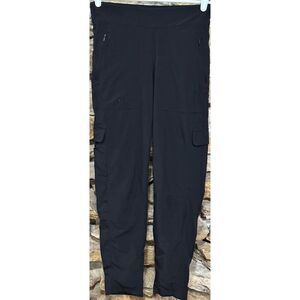 Women’s Black Athleta Chelsea Ankle Pull On Cargo Pants Size 2 Small Stain As Pi